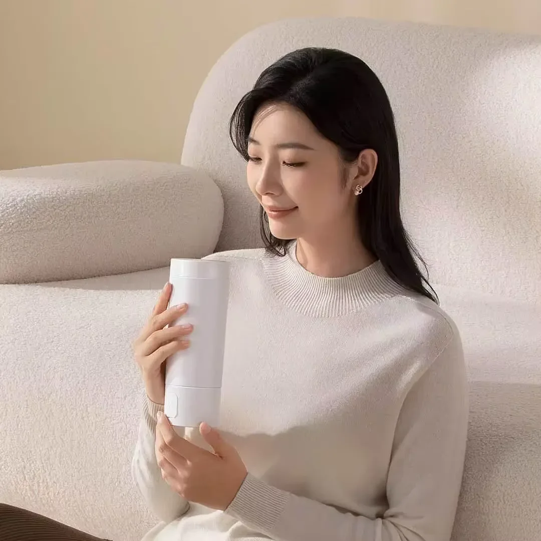 미지아 휴대용 전기 주전자 2 보온컵 빠른 물 끓이기 350ml 스마트 온도 조절 보온 주전자 여행용