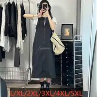 L/XL/2XL/3XL/4XL/5XL Workwear Functional Style Zipper Tank Dress Barber Shop Work Clothes Gown Uniform Pet Grooming Wrap 1