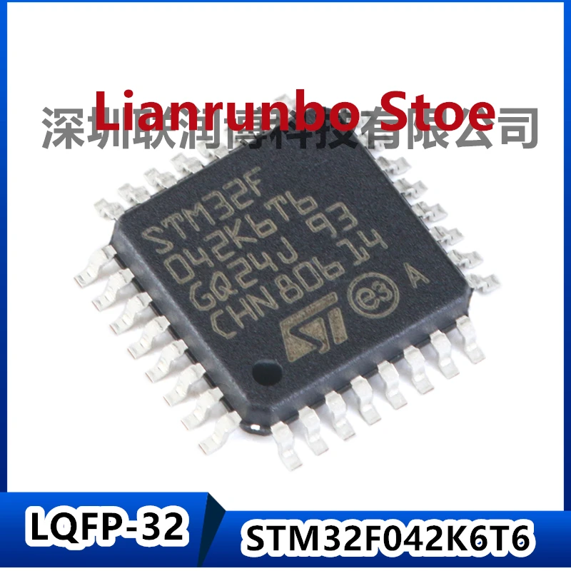 

New original STM32F042K6T6 LQFP-32 ARM Cortex-M0 32-bit microcontroller MCU
