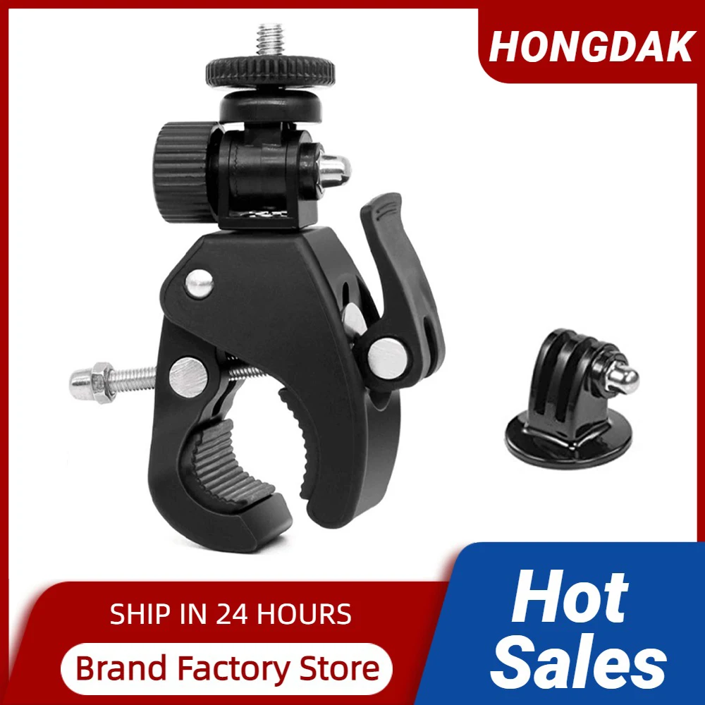 Hongdak Gopro Held 11 10 9 Fahrrad Motorrad Lenker Griff Klemm stange Halterung für Go Pro 7 6