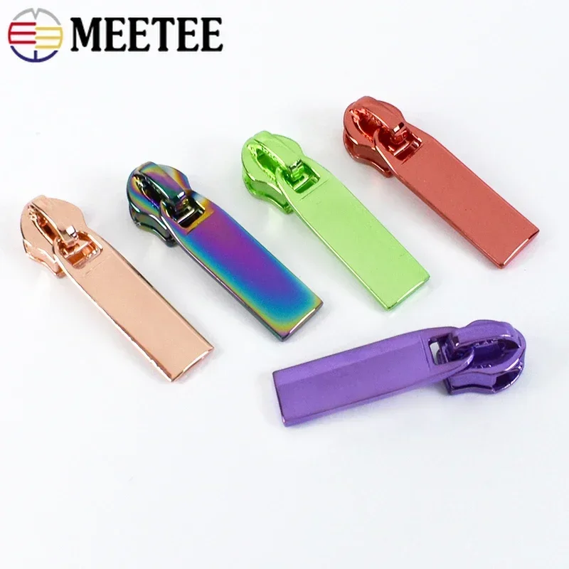 나일론 지퍼 테이프 백 포켓 지퍼 헤드 풀러 재봉 수리 키트, DIY 액세서리, 5, 10, 20 개, 3 5 지퍼 슬라이더