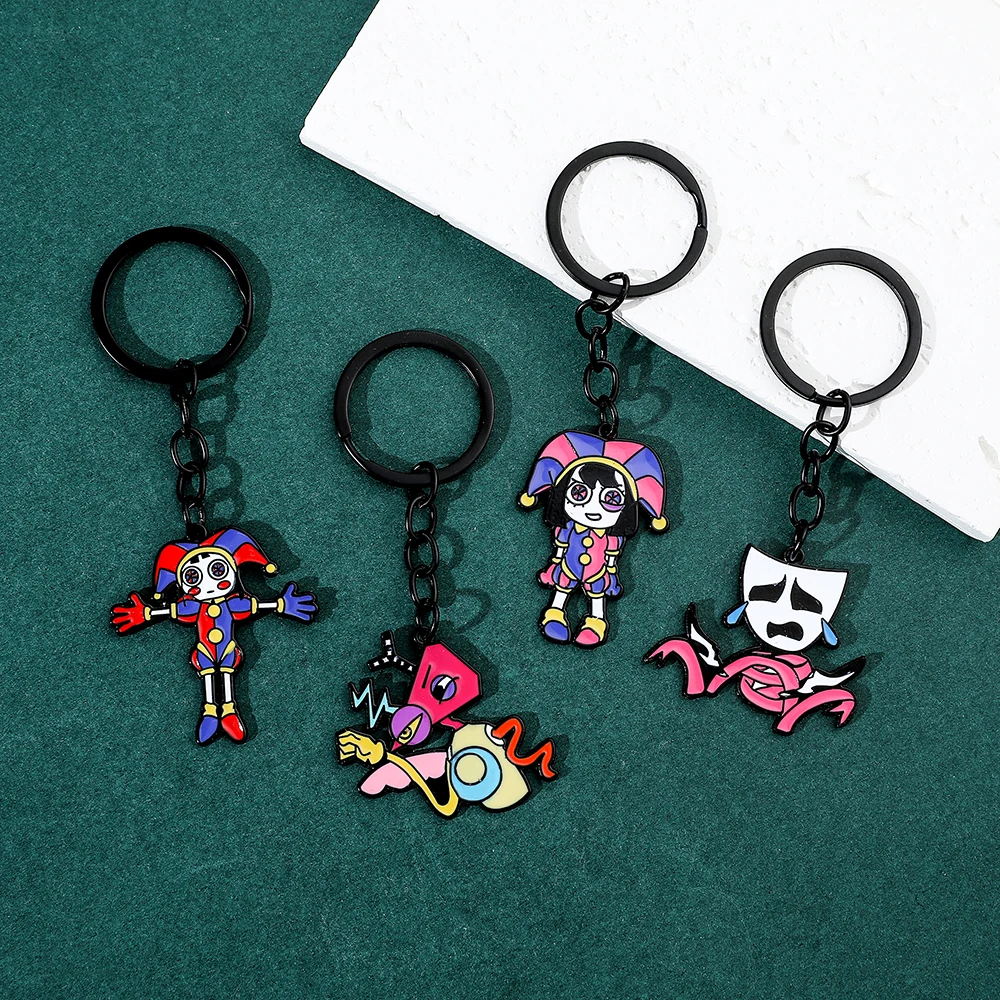 美しいデジタルキャラクターウィウス,漫画のキーホルダー,美しい図,jax