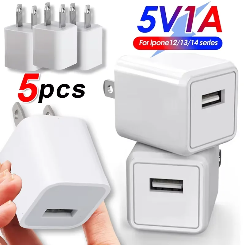 Настінний зарядний пристрій USB Cube Block Adapter Fast Charging для iPhone 14 13 12 11 Pro Max Mini XR XS X 8 7 6 Plus iPad Travel Accessories