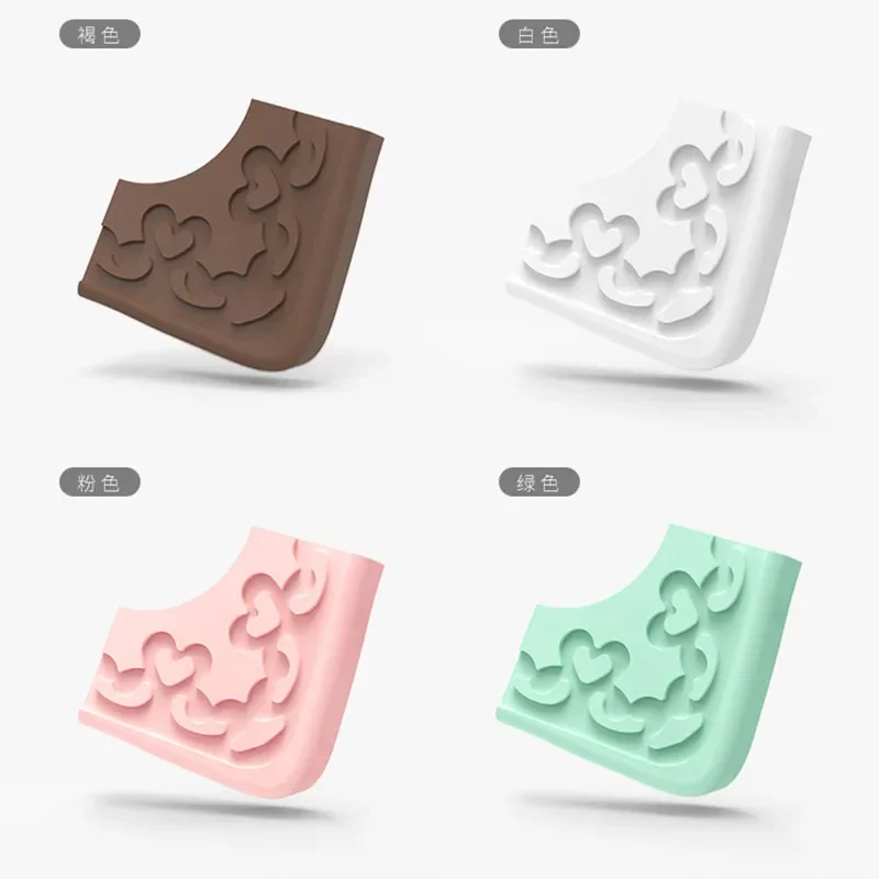 Chinese Style Solid Right Angle Table Corner Protector Silicone Protection From Children Safety for Baby Child Protective Pads