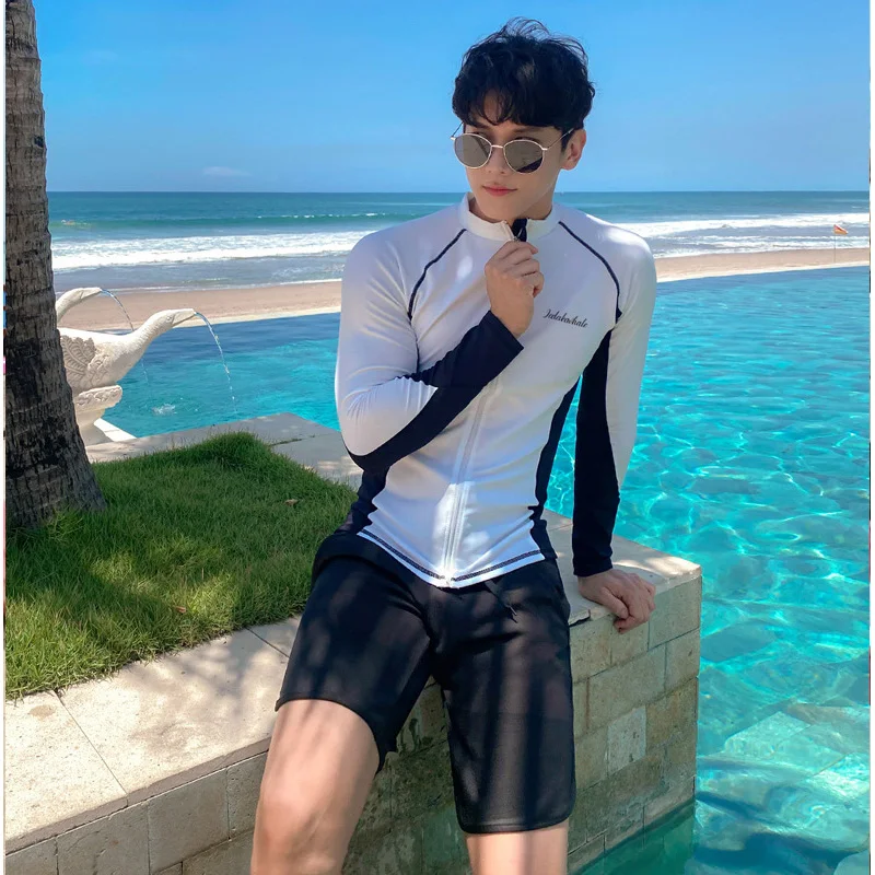 Men's Rash Guard Swim Shirts and Trunks Summer Sun UV Sun Protection Quick Dry Beach Fishing Water Shirts T for Men/Women rash guard
