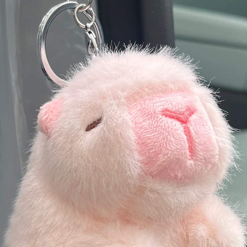 Couple Gift Mini Plush Keychain Simulation Animal Cute Plush Toy Backpack Pendant Birthday Gift Box Decorative Doll 4