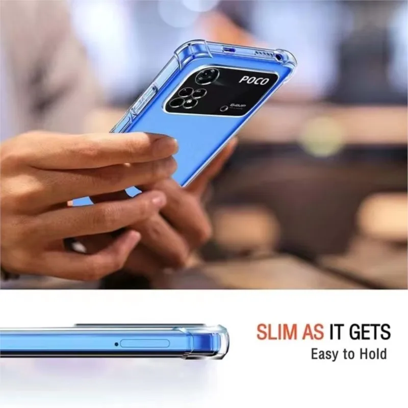 1.5MM Ultra-Protective Clear Silicone Air-Bag Case - Durable Shock-Absorbing Back Cover
