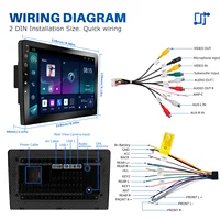 ESSGOO Car Radio Wireless Carplay Android Auto 2 Din 7"/9" GPS Navigator MP5 Player Glass Screen  Wi-Fi FM BT Car Stereo - Image 6