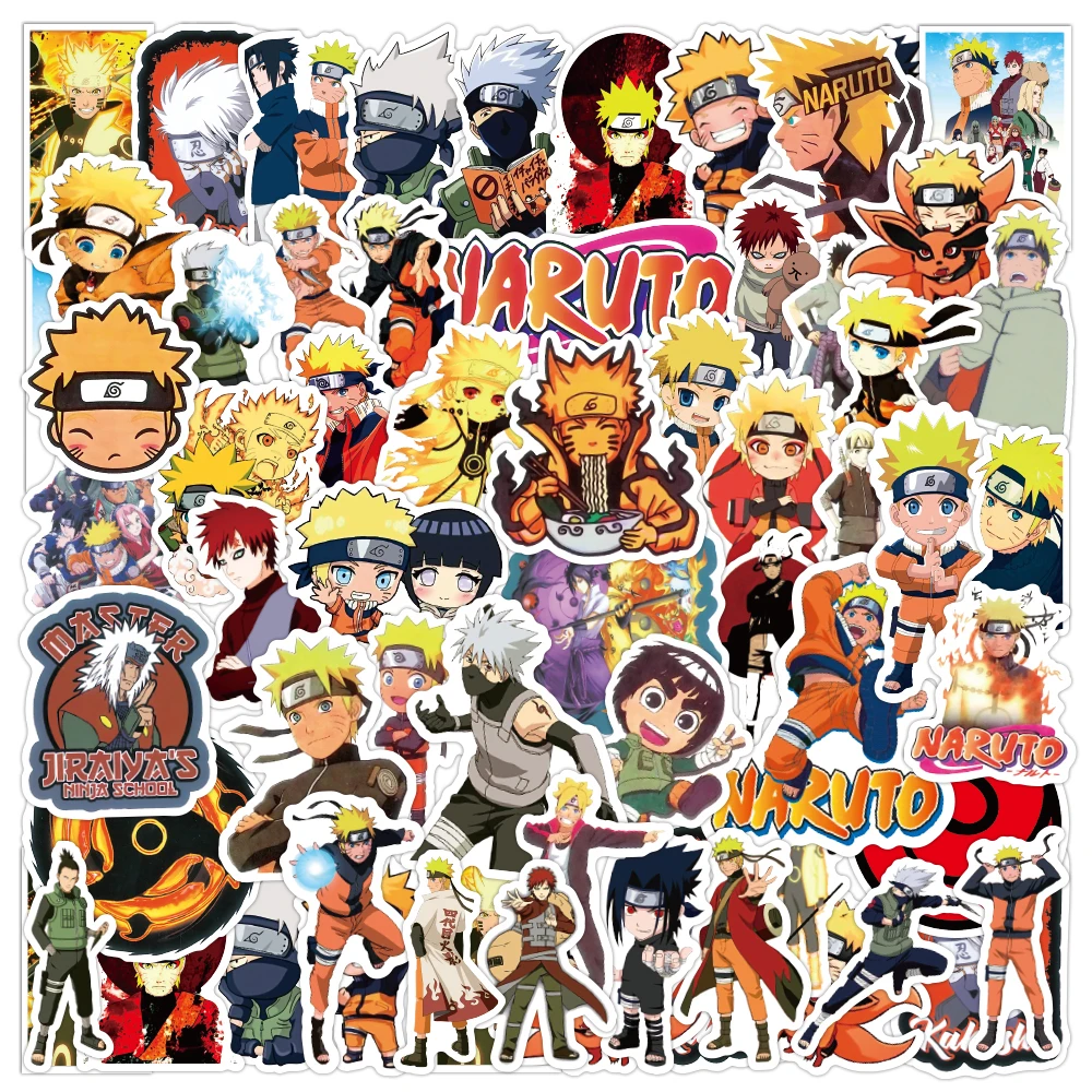 30 Adesivos Stickers Bombs Anime Naruto 8cm