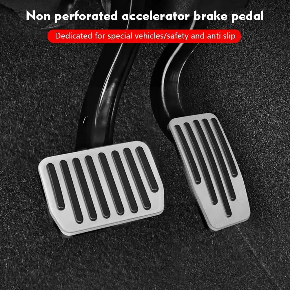 

Car Foot Pedal Pads Covers Brake Accelerator Pedal Non-slip For Tesla Model 3 Model Y Alloy Interior Modification Accessori V1X1