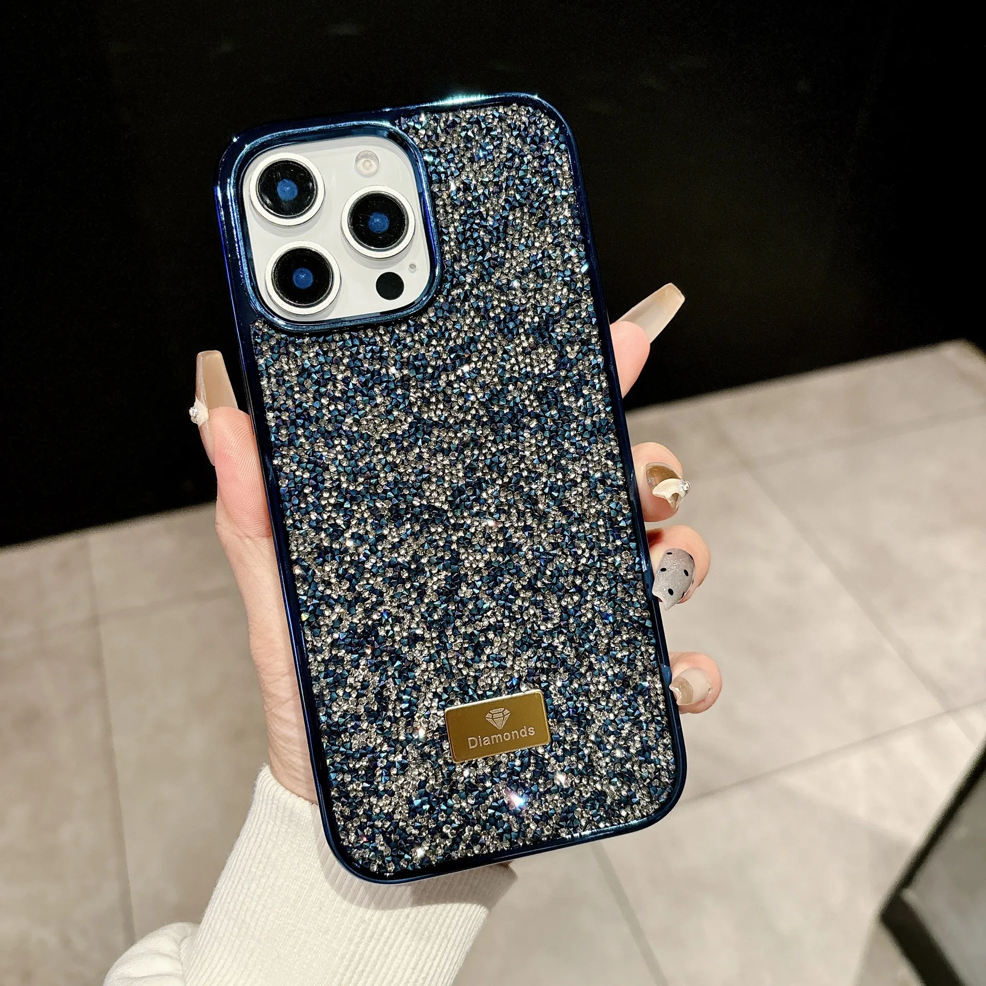 Elegant Crystal Bling Sparkling Diamond Phone Case - Luxury Shockproof Cover