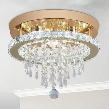 VETRULUS Luxury Crystal Chandelier Lustre Design Gold Modern Led Ceiling Light Living Room Bedroom Hanging Lamp LightingFixture 4