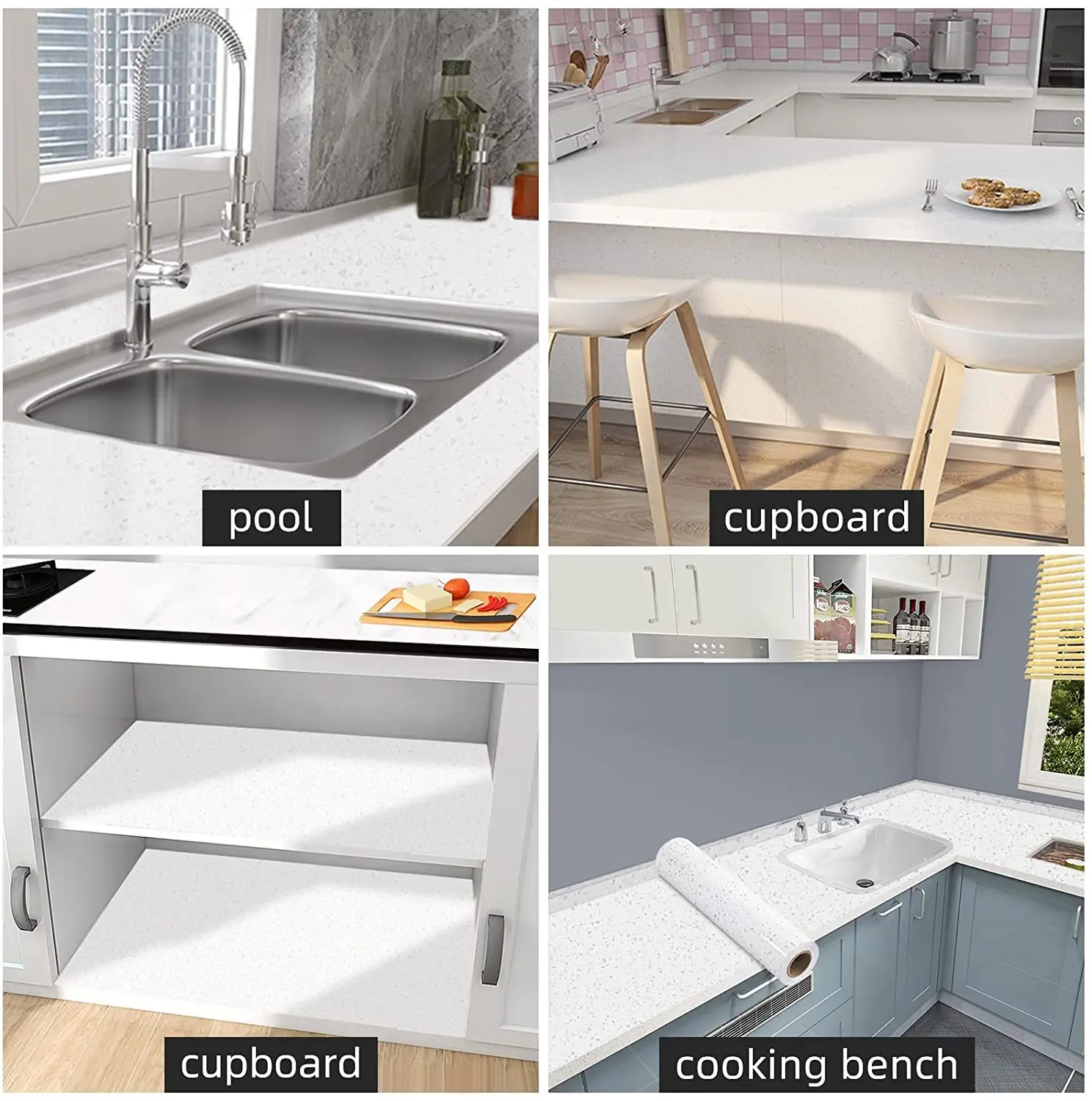 Рисунок 3 - Прозрачная пленка из ПВХ для кухонной столешницы