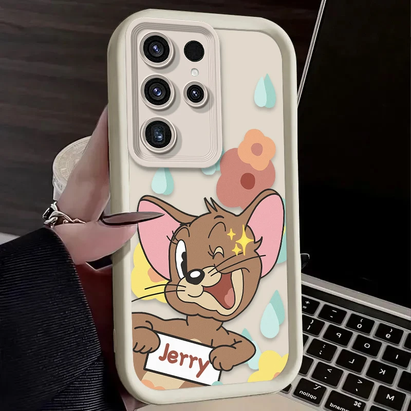 Charming Tom and Jerry Cartoon Matte Soft Phone Case
