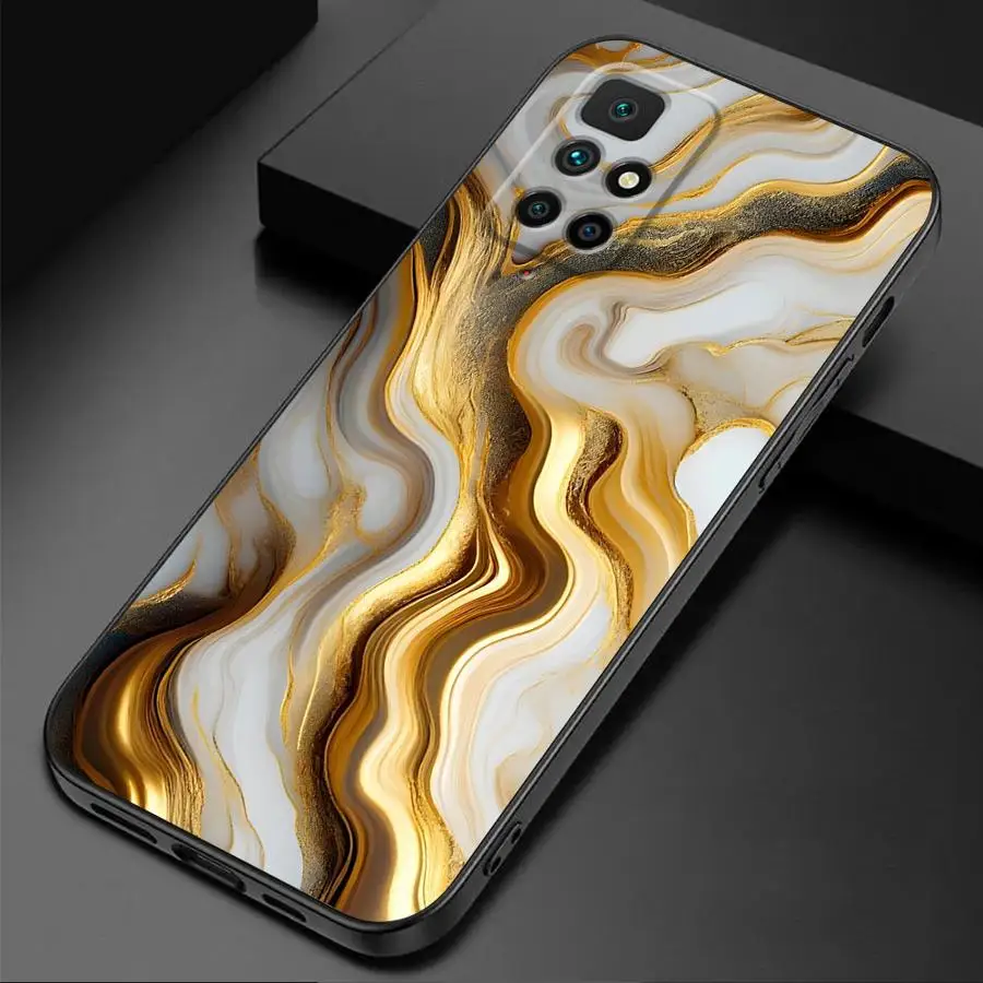 Elegant Marble Design Soft Cover - Fashionable Phone Case