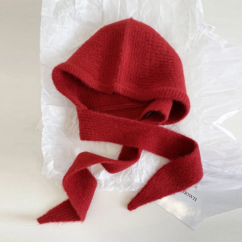 Cap Knitted Beanies For Men&women Winter Warm Unisex Hooded Hat Neck Collar Scarf Cap Ski Beanie Cold Hats Balaclava Caps Bonnet cycling cap sun protection balaclava