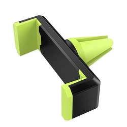 Universal Car Vent Mount Phone Holder - Secure Mobile Stand for Navigation and Hands - Free Use (Green)