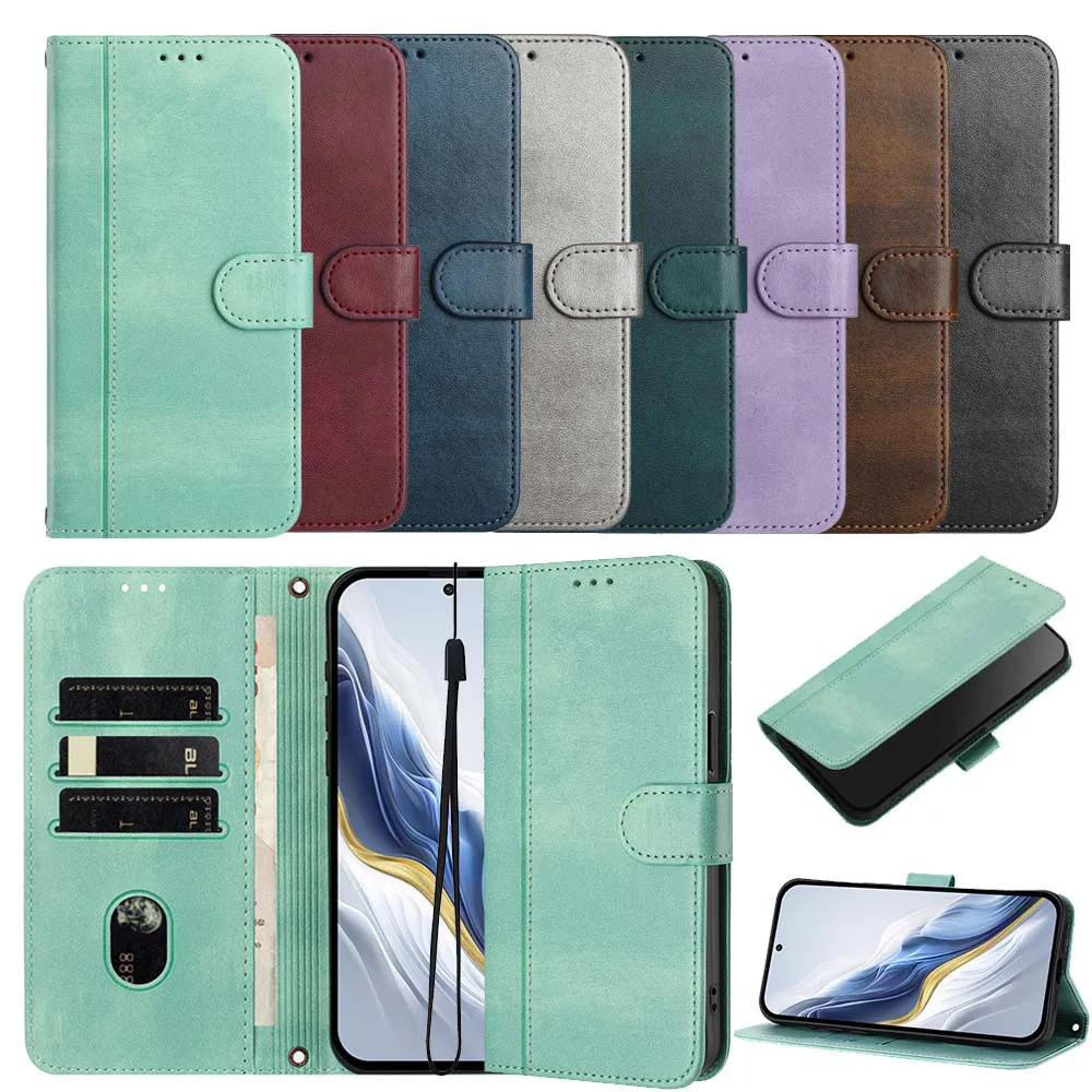 Leather Wallet Flip Phone Case - Elegant and Durable Back Cover