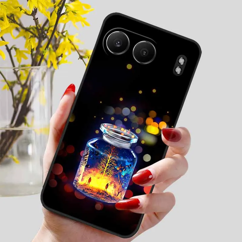 Luxury Silicone TPU Soft Bumper Case with Cute Cat Design for Oneplus Nord 4 - Premium Protective Cover