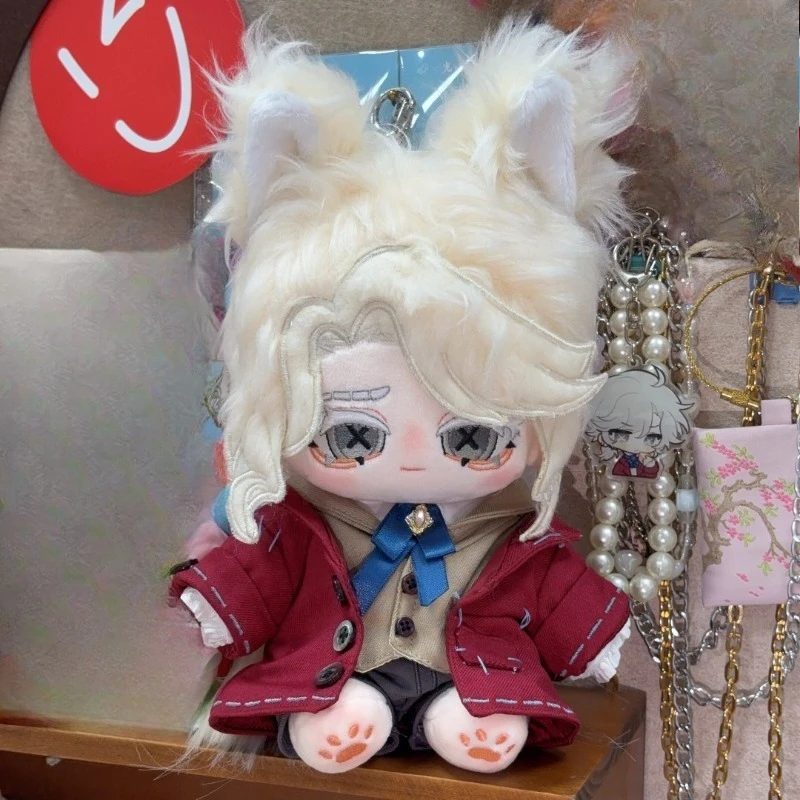 20cm Game Identity V Composer Frederick Kawaii Cosplay Soft Cotton Doll Body Cartoon Anime DIY Change Suit Toy Figures Fans Gift
