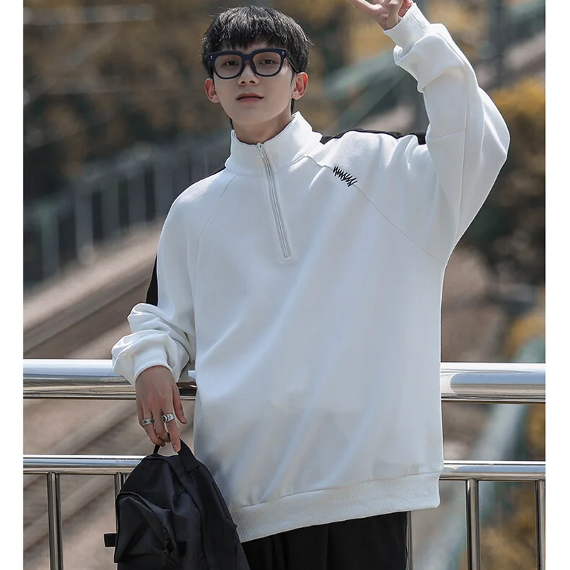Men Sweatshirts 2022 New Arrive Spring And Autumn Student Male Clothing Zipper Teenager Boy Korean Style Hot Sale H41