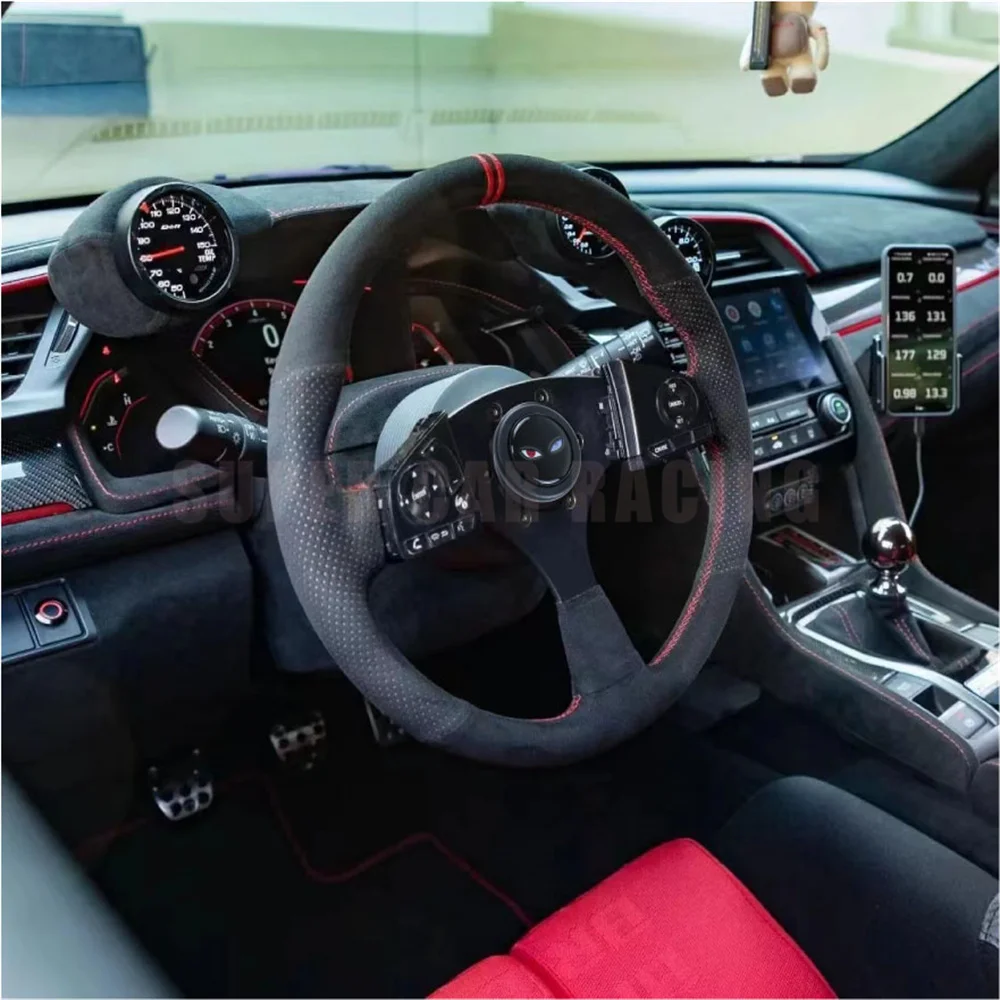 JDM Anime Car Modified Steering Wheel Horn Switch Button Center Cap Anime  Culture Car Interior Parts For Universal - AliExpress