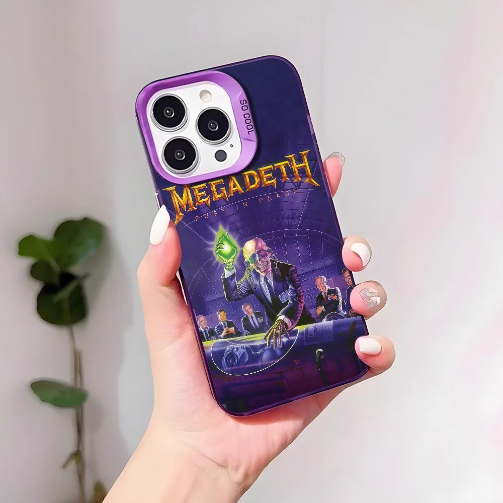 Megadeth Band Themed Colorful Protective Phone Case