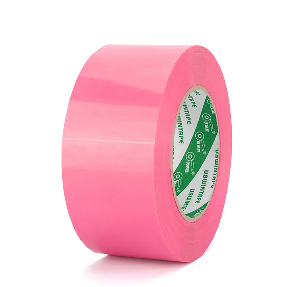 1Roll 45-70mm * 145Meter Pink Parcel Box Adhesive Seal Tape