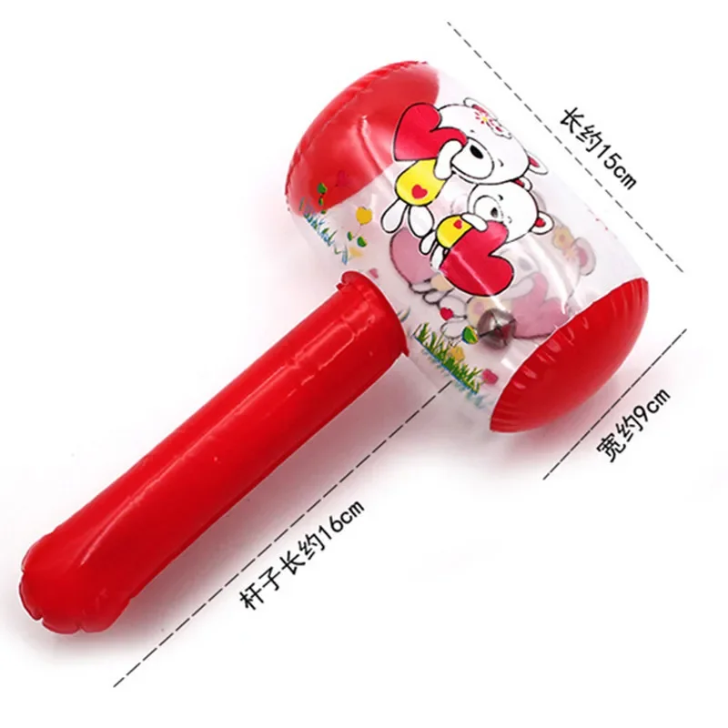 NEW Inflatable Hammer with Bell Air Hammer Baby Toys Kids Party Supplies Inflatable Toys Swimming Pool Toys Baby Toy Stick 6
