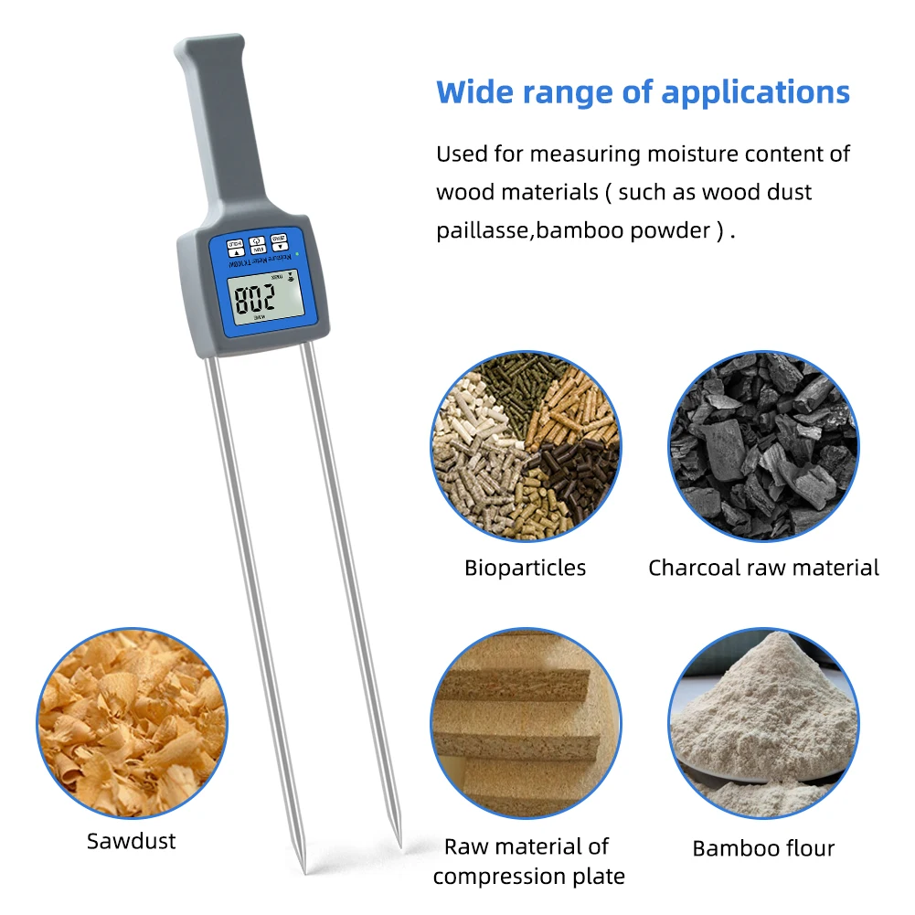 Wood Moisture Meter for Wood Chips etc.