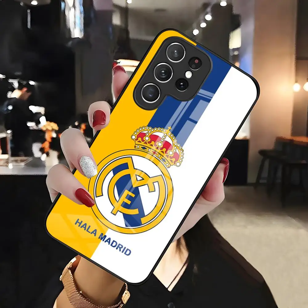 R-ReaL M-MaDriDS FC Handyhülle für Samsung S26 S25 Edge Ultra 24 23 22 21 Ultra Plus Fe A55 56 15 4G 5G Glasabdeckung – Detail 13