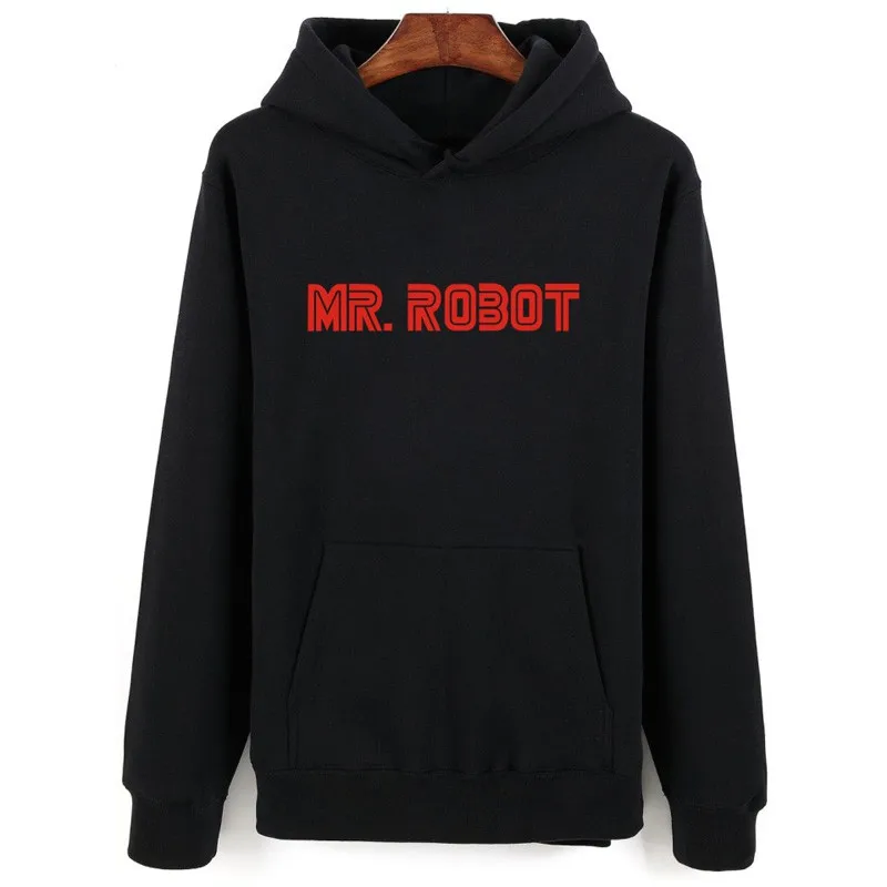 2023 Newest Mr Robot Hoodies Retro Letter 2D Print Hoodies Men Women Harajuku Trend Sweatshirts Casual Male female Pullovers