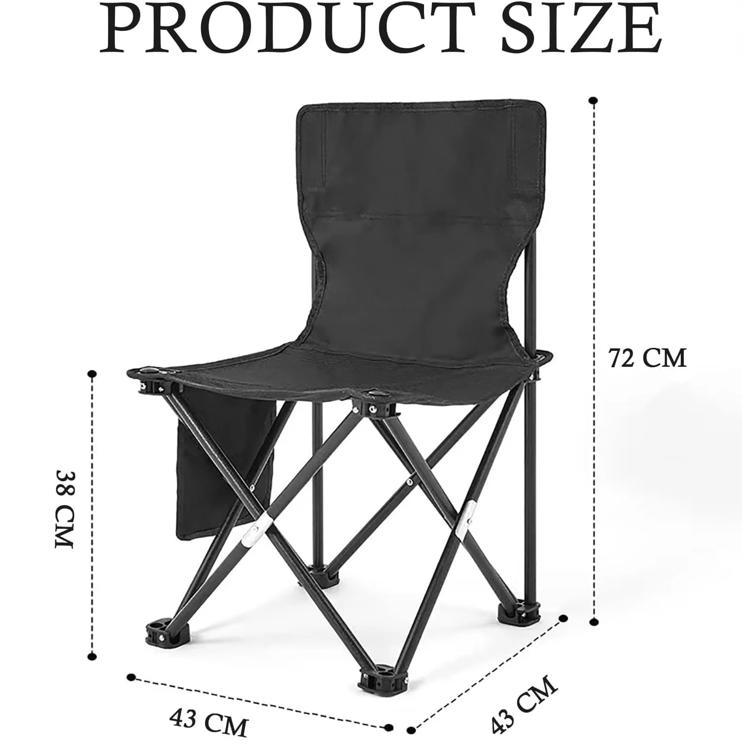 مجموعة قابلة للطي للتخييم في الهواء الطلق، 2 قطعة...