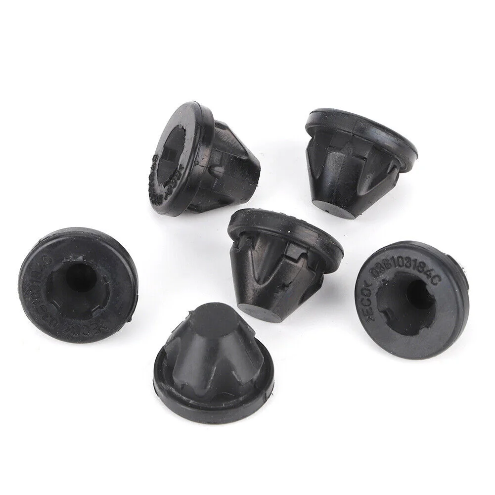 6pcs Engine Cover Grommet Rubber Trim 03G103184C For A3 8P1 2.0 For Seat Ibiza Altea For Fabia For Octavia Combi For Touran 1T1