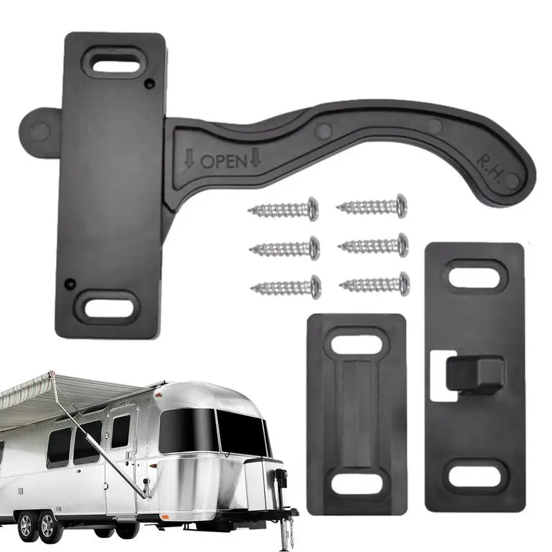 

RV Door Latch RV Screen Door Latch Replacement Entry Door Hardware Camper Parts And Accessories Screen Door Parts For Camper