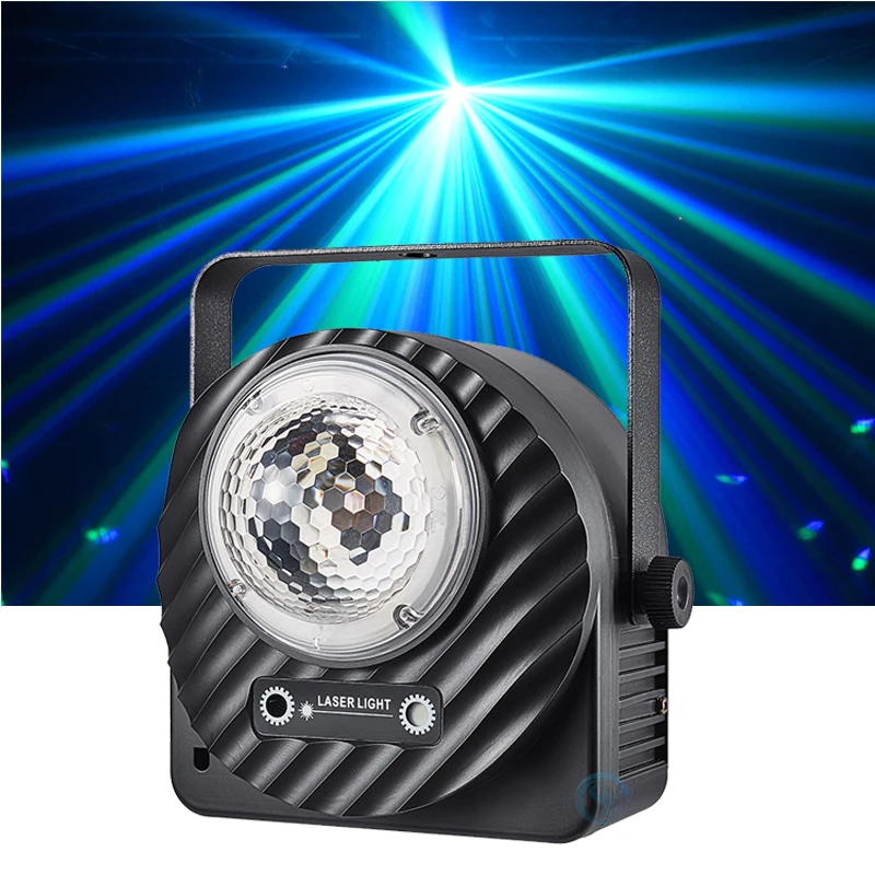 

Mini 20W Stage Laser LED Beam Disco Lamp Moving Head Light Intelligent Voice Remote Control For Bar Party