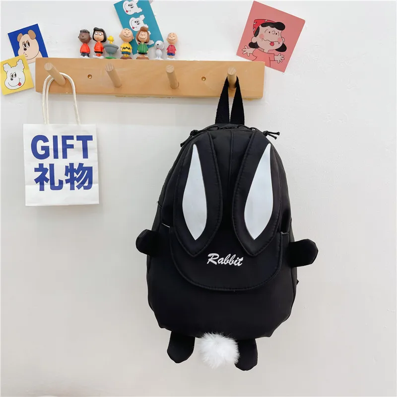 Cute rabbit schoolbag girls kids school backpack bunny bookbag primary school boys satchel children animal pattern toys bags