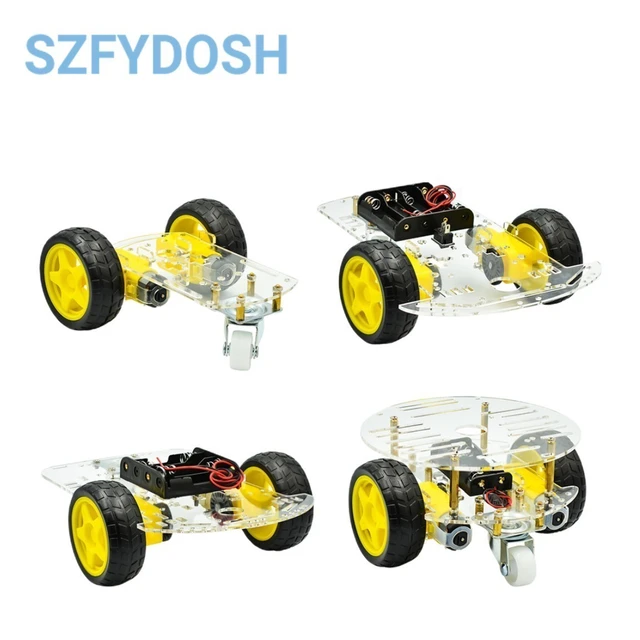 diy kit 2WD Robot Smart Car Chassis Kits with Speed Encoder for Arduino 51  M26 DIY Education Robot Smart Car Kit For Arduino - AliExpress