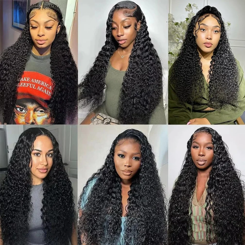12A Human Hair Bundles Deep Wave 26 28 30 Inch 100%  Unprocessed Brazilian Virgin Hair Weave 3 Bundles Natural Real Human Hair 6