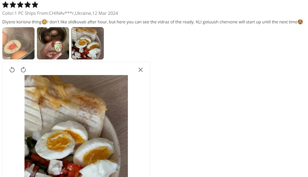 Description Picture 4 of item1pcs Egg Boiled Gadgets for Decor Utensils Kitchen timer Things All Accessories Timer Candy Bar Cooking Yummy Alarm decoracion