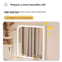 Dresser household bedroom with mirror makeup table small apartment storage makeup table 3