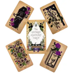 The Antique Anatomy Tarot Deck Leisure Party Table Game High Quality Fortune-telling Prophecy Oracle Cards With PDF Guidebook