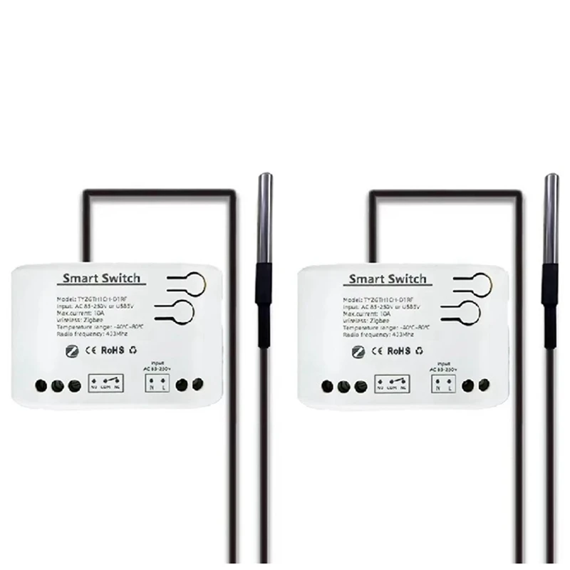 Smart Zigbee Switch with Temperature Sensor