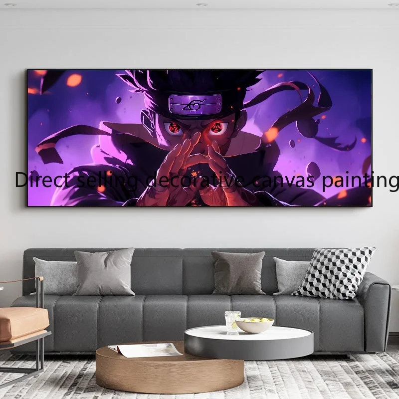 

Classic Anime Naruto Character Poster Super Handsome Colorful High-definition Canvas Painting Bar Home Bedroom Art Decoration