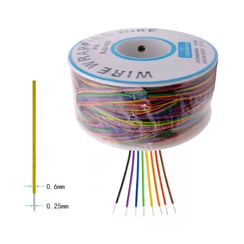 Multicolor 30AWG 250M Solder Wire - Tinned Copper