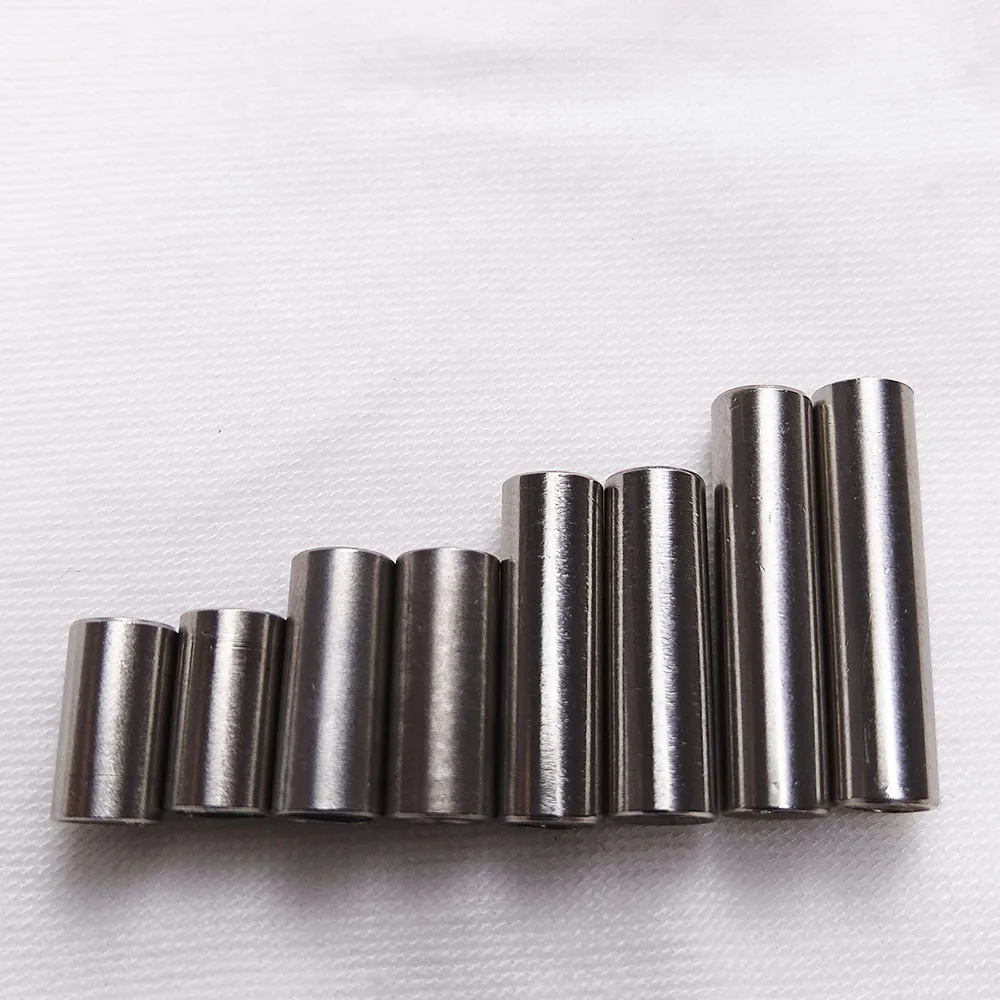 10 Pieces Connecting Pipe Rivet Cheese M2.5 Thread Diy Knife Material Making Knife Handle Screw Cylindrical Nuts
