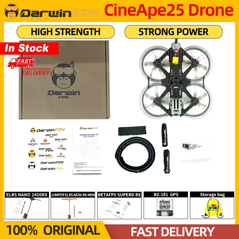 Kit FPV Analogique PNP - 5 Couleurs Disponibles - Ready to Fly