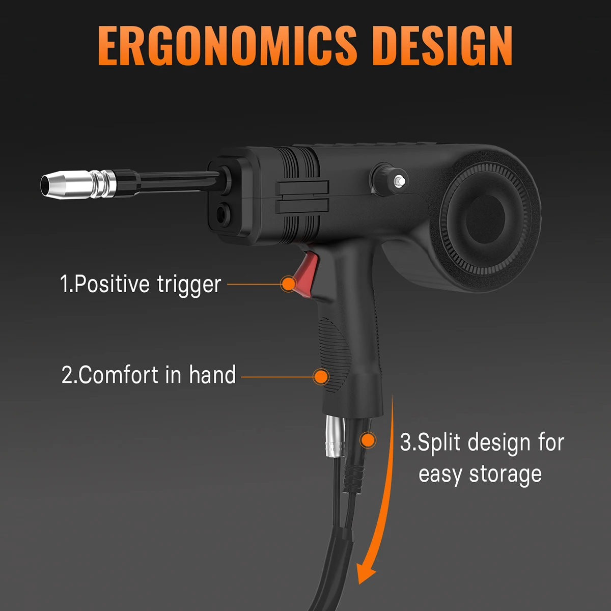 MIG Airless Torch Welding Torch Gun With Built-in Wire Feed Device Push Pull Wire Feeder Drawing Accessories gas torch welding torch welding wire feeder