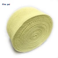 Width 100mm thickness 3mm Kevlar flat 100% Kevlar wicking  PuR Flat Wicking Aramid Kevlar wick 4" 1/8" 2