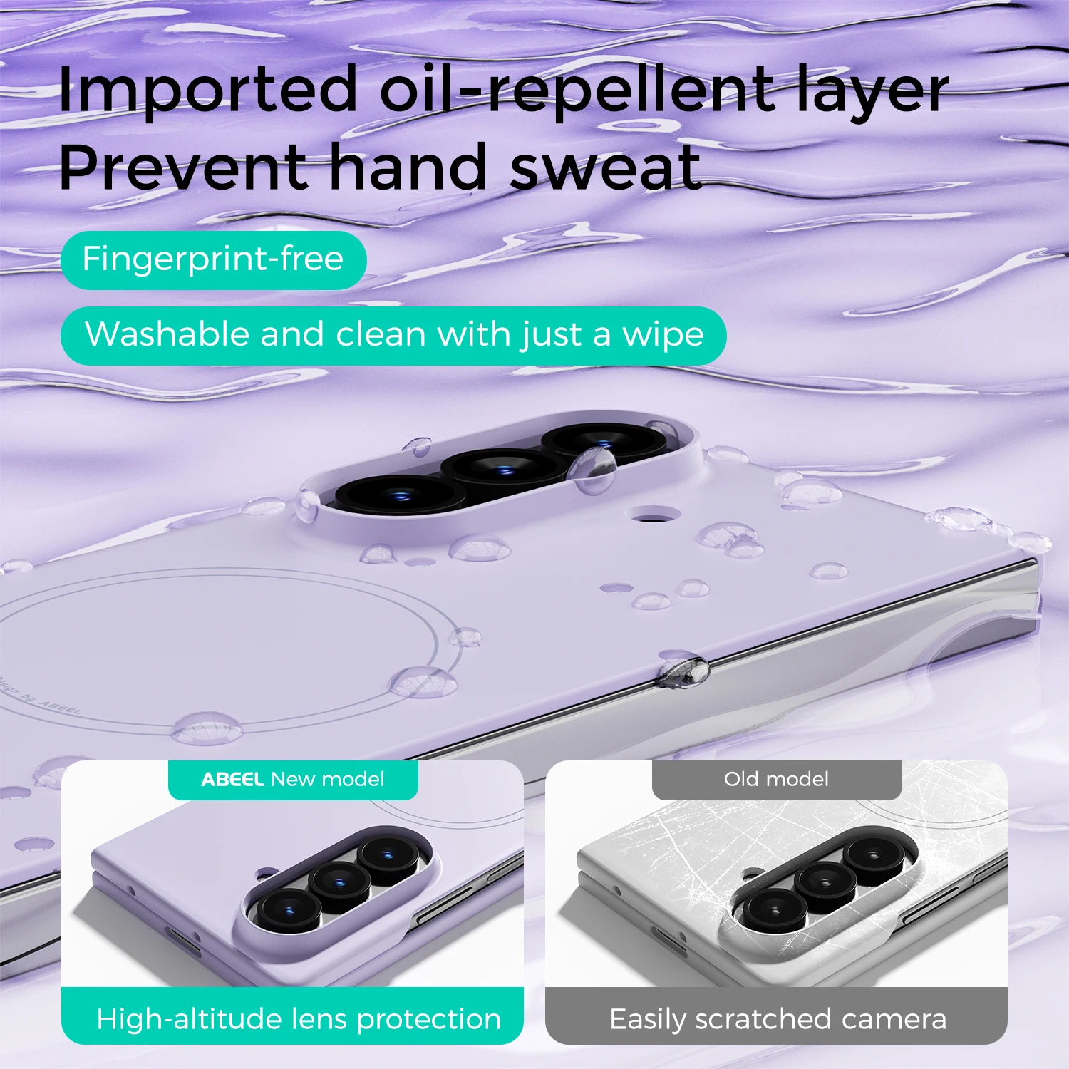 Magsafe-Compatible Shockproof Wireless Charging Phone Case with Hard PC Protection